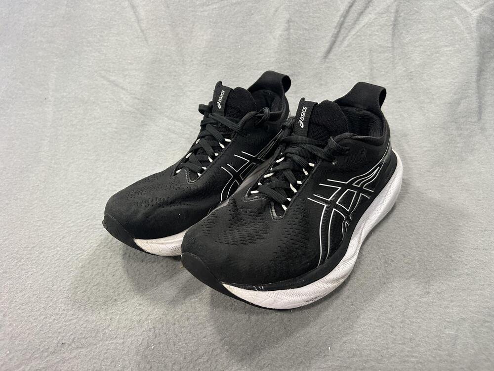 ASICS GEL-Nimbus 25 Shoes Womens Size 8 Black Running Road Sneaker Cushioned